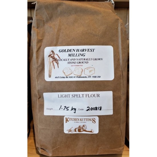 Organic Light Stone Ground Spelt Flour 1.75 kg. Organic Light Stone Ground Spelt Flour 1.75 kg.