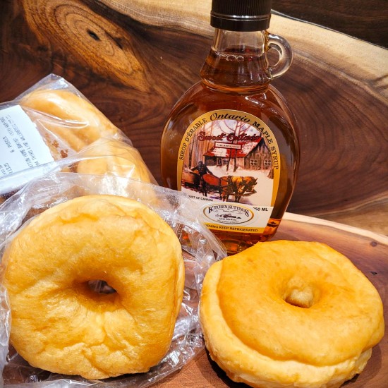 Homemade Plain Doughnuts (serve with maple syrup) pkg. of 6