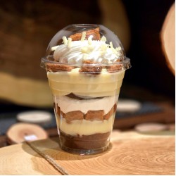 White Chocolate  Biscoff Trifle (individual serving)