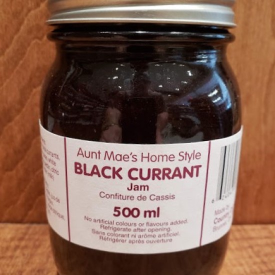 Homemade Black Currant Jam - 500 ml