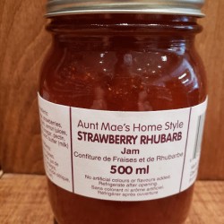 Homemade Strawberry Rhubarb Jam- 500 ml.