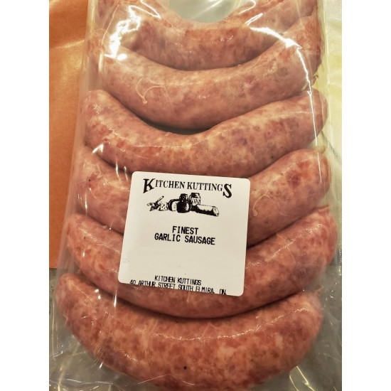 Freshly Frozen Garlic Pork Sausage Freshly Frozen Garlic Pork Sausage