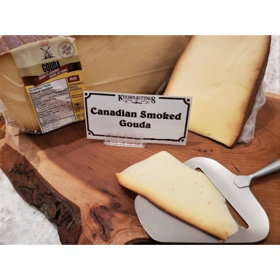 Fresh Cut Canadian Smoked Gouda ( lactose free) (per 1/2 lb.) Fresh Cut Canadian Smoked Gouda ( lactose free) (per 1/2 lb.)