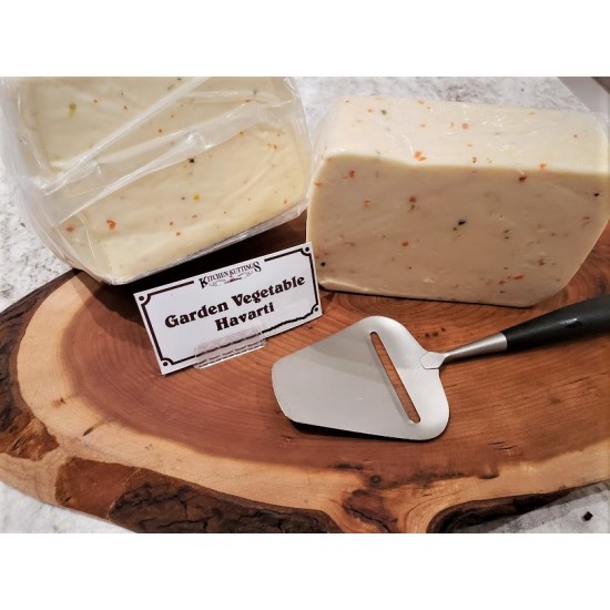 Fresh Cut Garden Vegetable Havarti per 1/2 lb. Fresh Cut Garden Vegetable Havarti per 1/2 lb.