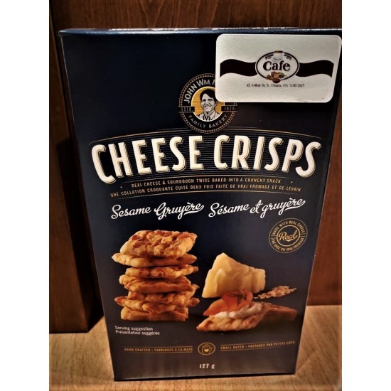 Sesame Gruyere Cheese Crisps 