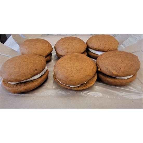 Homemade Pumpkin Whoopie Pies (6 cookies) Homemade Pumpkin Whoopie Pies (6 cookies)