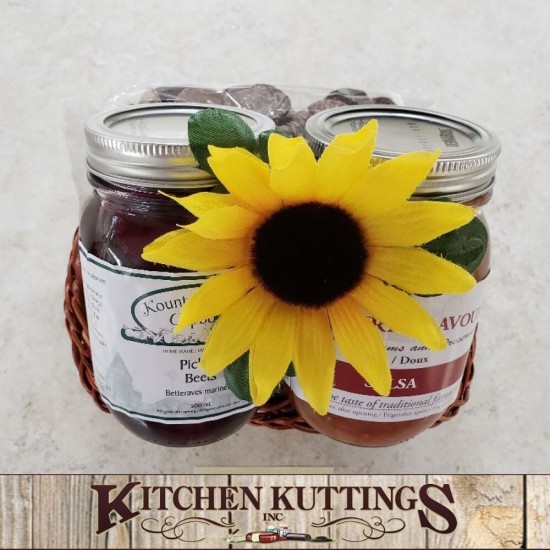 Pickled Beets & Salsa Gift Basket Pickled Beets & Salsa Gift Basket